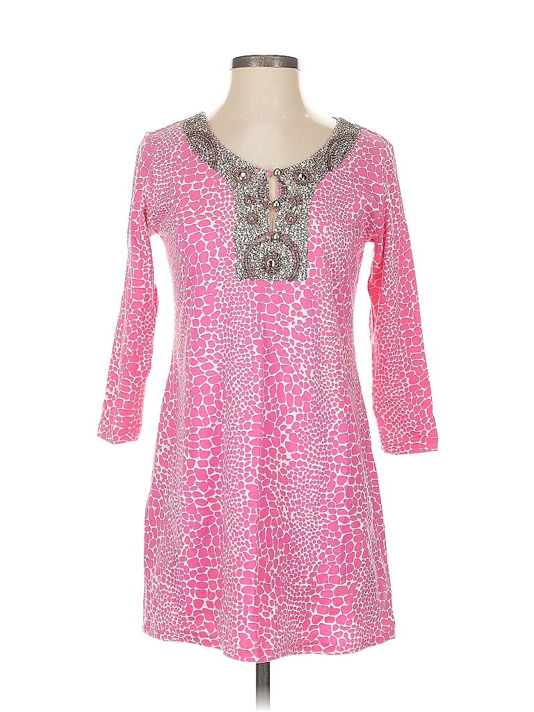 Pre-owned Joyous & Free Casual Dress In Pink