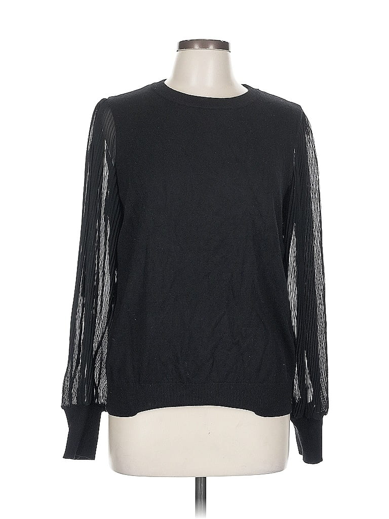 Pre-owned Zac & Rachel Long Sleeve T-shirt In Black