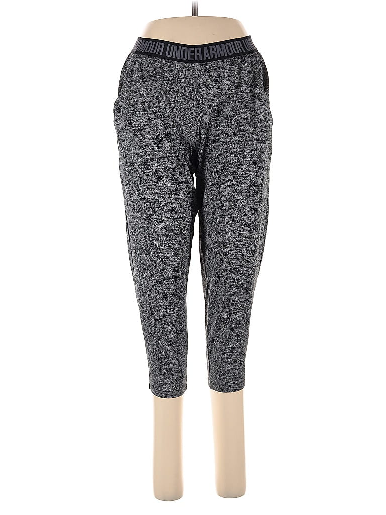 Pre-owned Under Armour Active Pants In Gray
