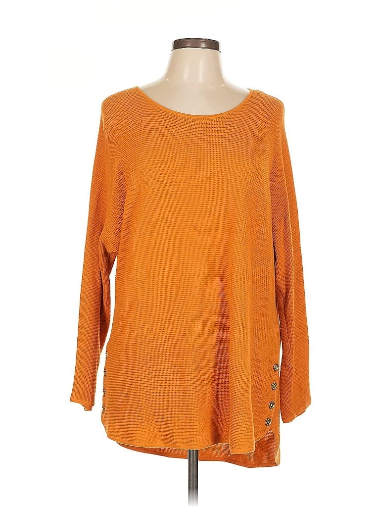 Pre-owned Michael Michael Kors Pullover Sweater In Orange