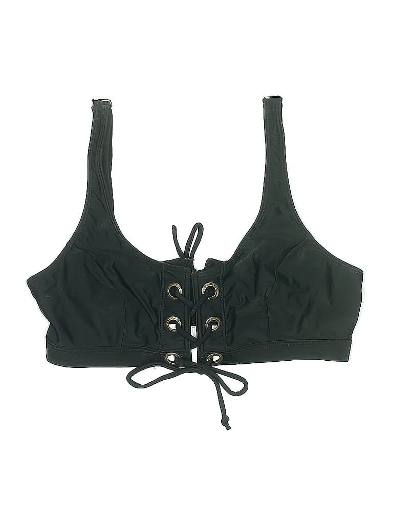 Pre-owned Venus Swimsuit Top Black Swimwear