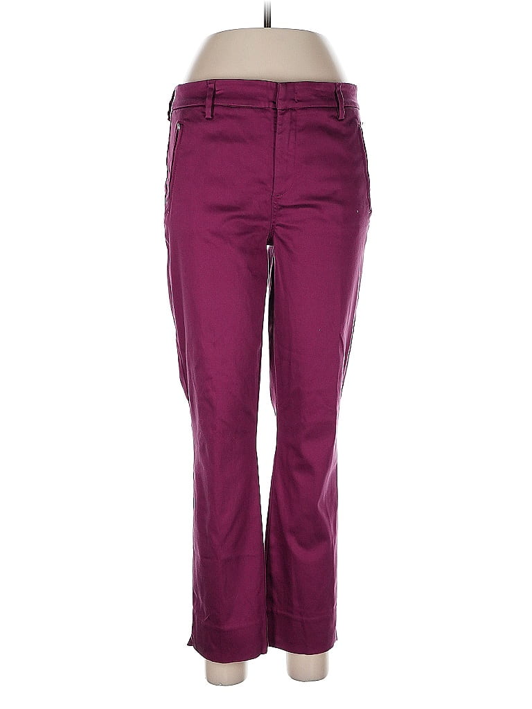 Pre-owned Level 99 Casual Pants In Burgundy
