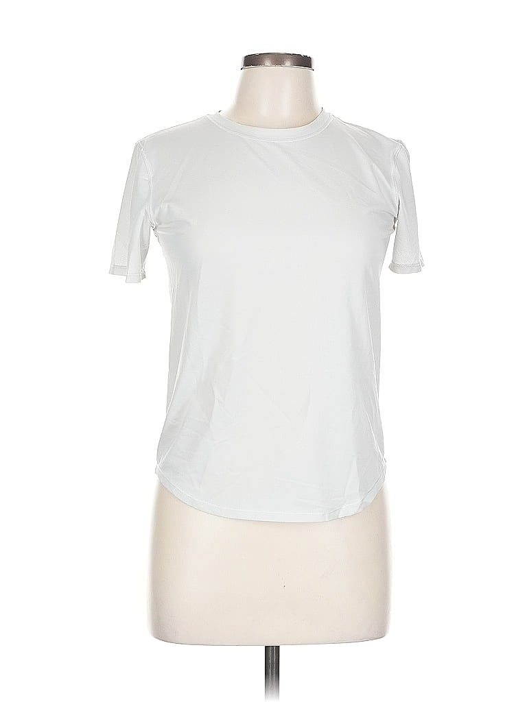 Pre-owned Lululemon Athletica Active T-shirt In Gray