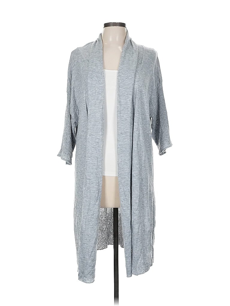 Pre-owned Echo Cardigan Sweater In Gray