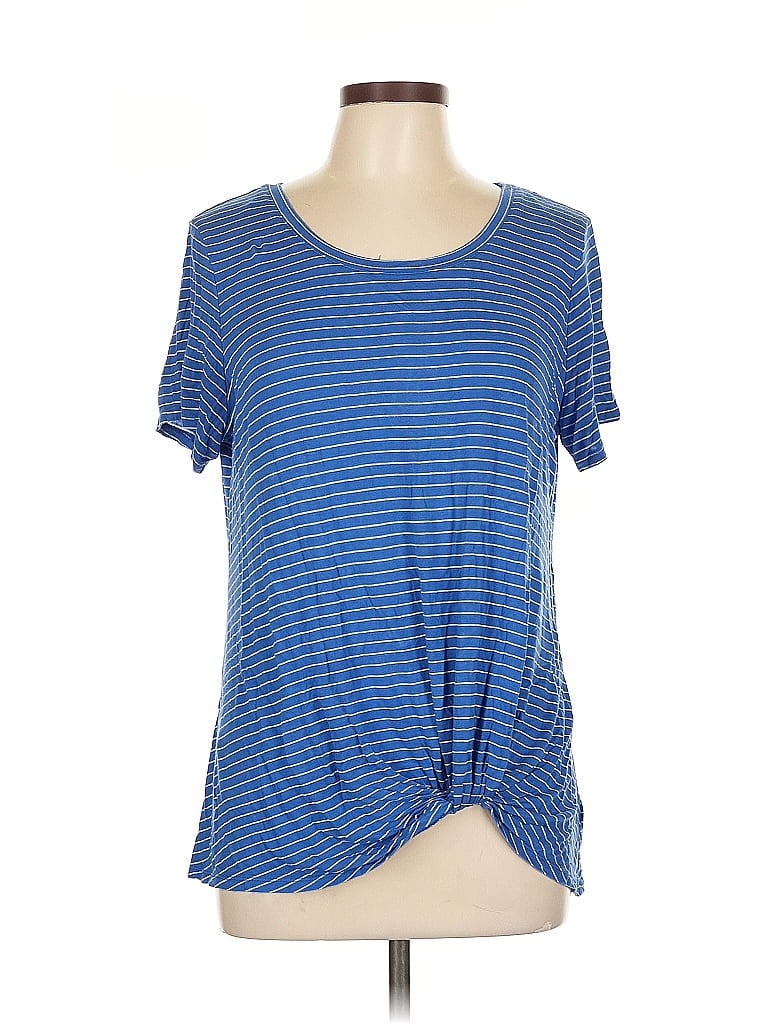 Pre-owned Nine Britton Short Sleeve T-shirt In Blue