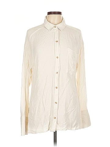 Pilcro Long Sleeve Button-Down Shirt (view 1)
