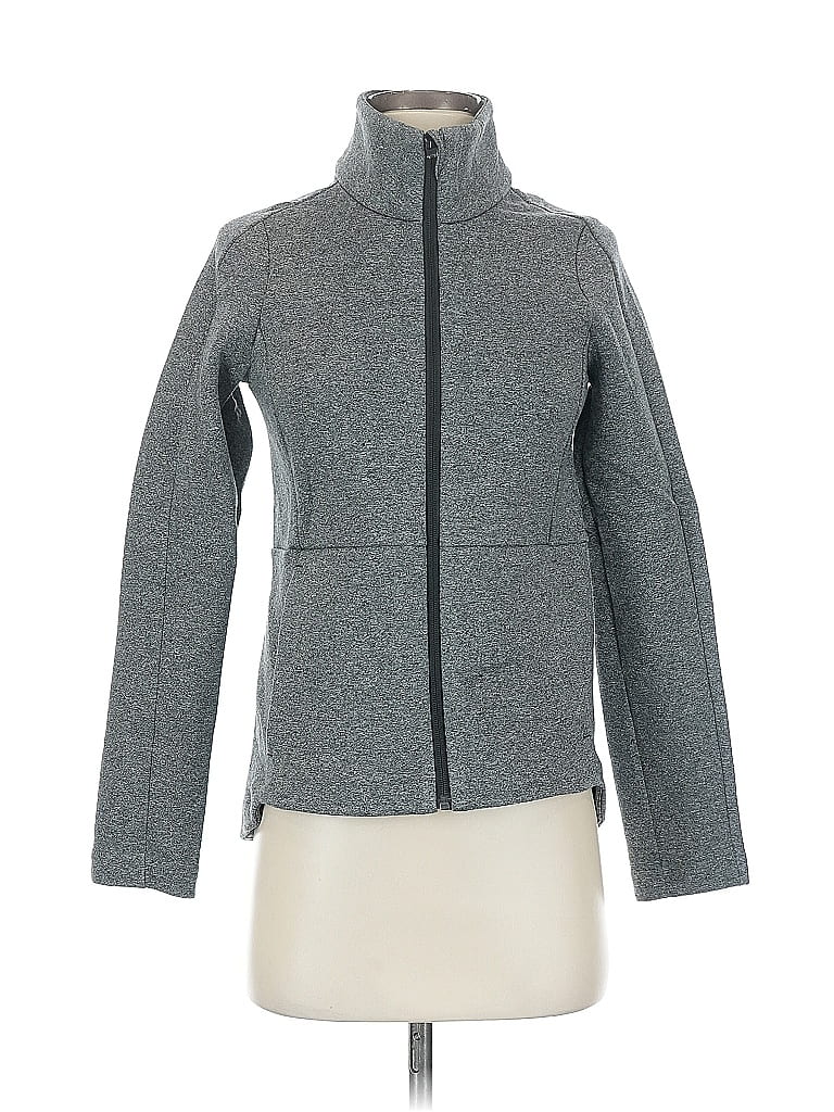 Click to view more detailed imagery on our partner's website Pre-owned Lululemon Athletica Cardigan Sweater In Gray