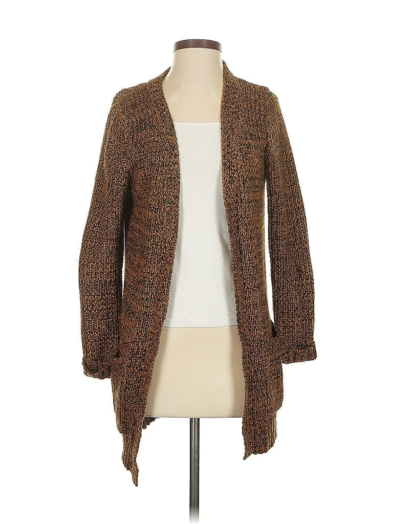 Pre-owned Forever 21 Cardigan Sweater In Brown