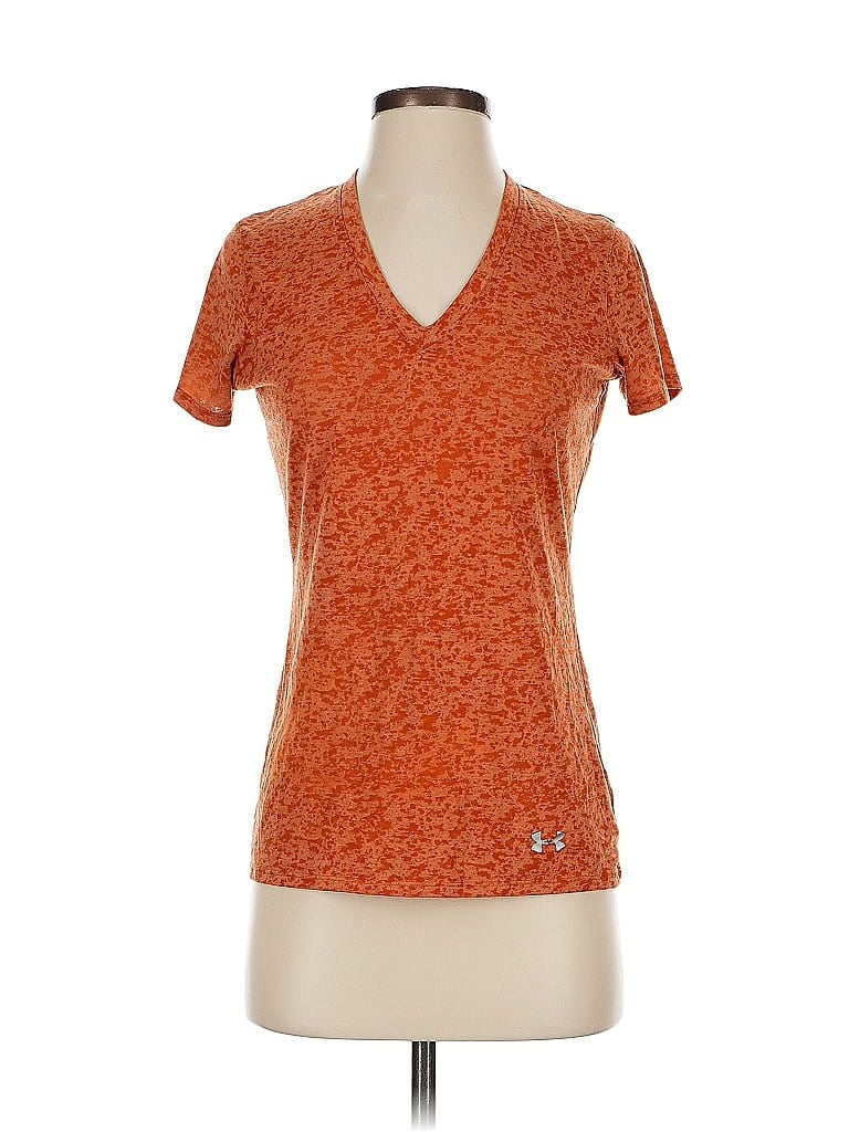 Click to view more detailed imagery on our partner's website Pre-owned Under Armour Active T-shirt In Orange