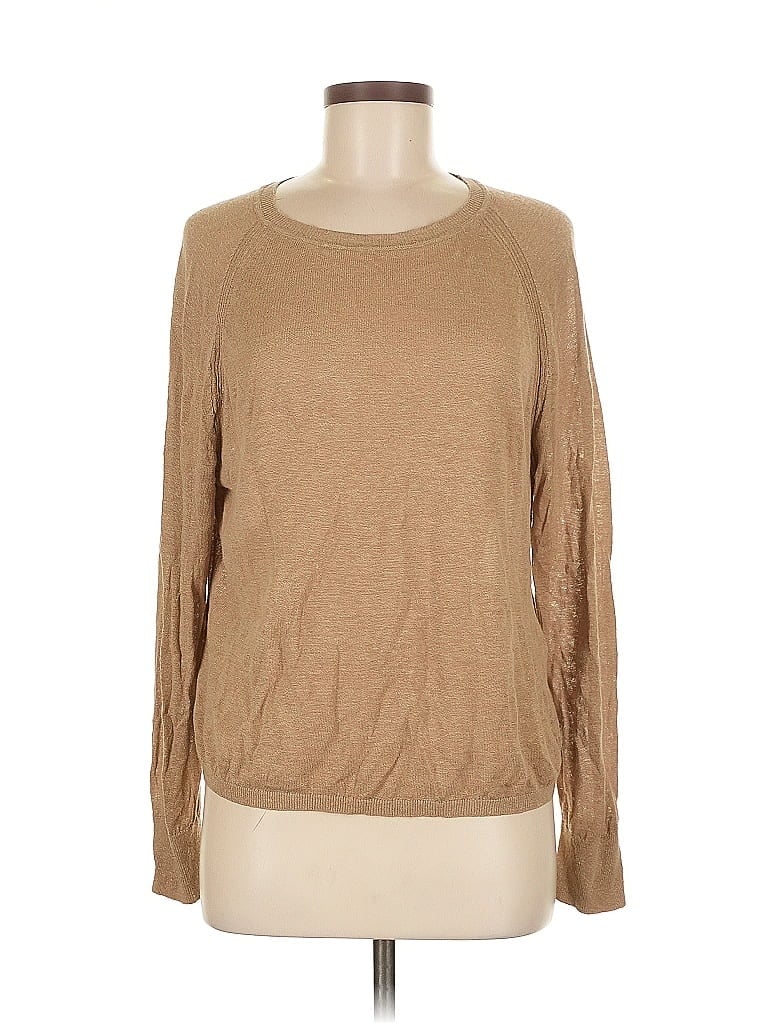 Pre-owned Br Standard Pullover Sweater In Brown