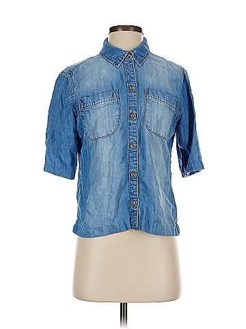 Chico's 3/4 Sleeve Button-Down Shirt (view 1)