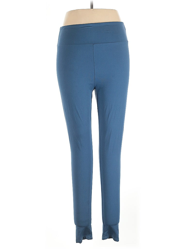 Pre-owned Lularoe Active Pants In Blue