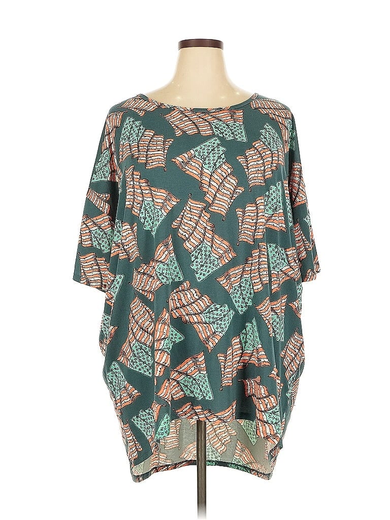 Pre-owned Lularoe Kimono In Blue