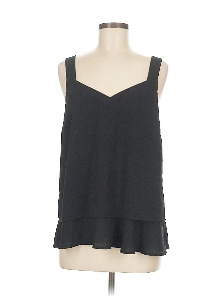 Pre-owned Banana Republic Factory Store Sleeveless Blouse In Black