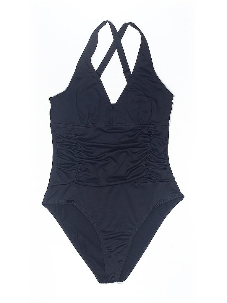 Pre-owned Unbranded One Piece Swimsuit In Black