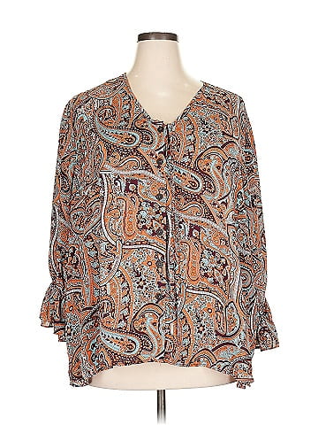 Cato 3/4 Sleeve Blouse (view 1)