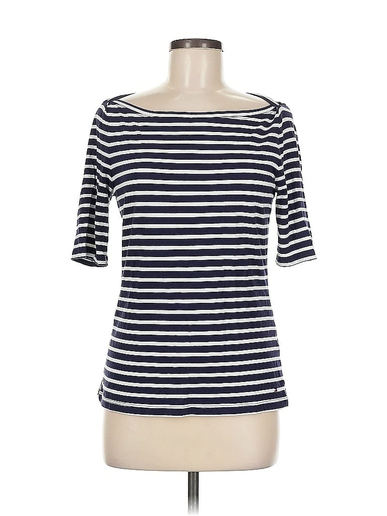 Pre-owned Tommy Hilfiger 3/4 Sleeve T-shirt In Blue