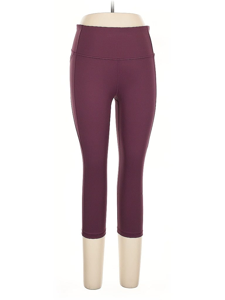 Pre-owned All In Motion Active Pants In Burgundy