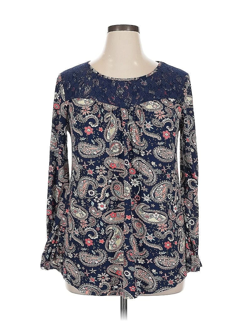 Click to view more detailed imagery on our partner's website Pre-owned Assorted Brands Long Sleeve Blouse In Blue