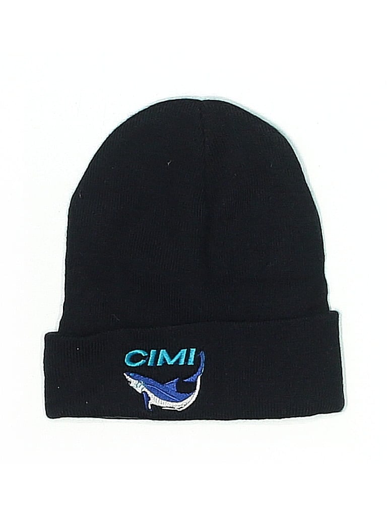Pre-owned Unbranded Beanie Hat In Black