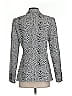 DKNY Animal Print Silver Ivory Blazer Size 4 - photo 2
