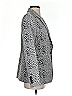 DKNY Animal Print Silver Ivory Blazer Size 4 - photo 4