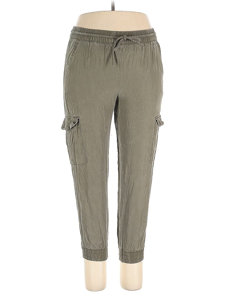 Pre-owned Indigo Rein Cargo Pants In Green
