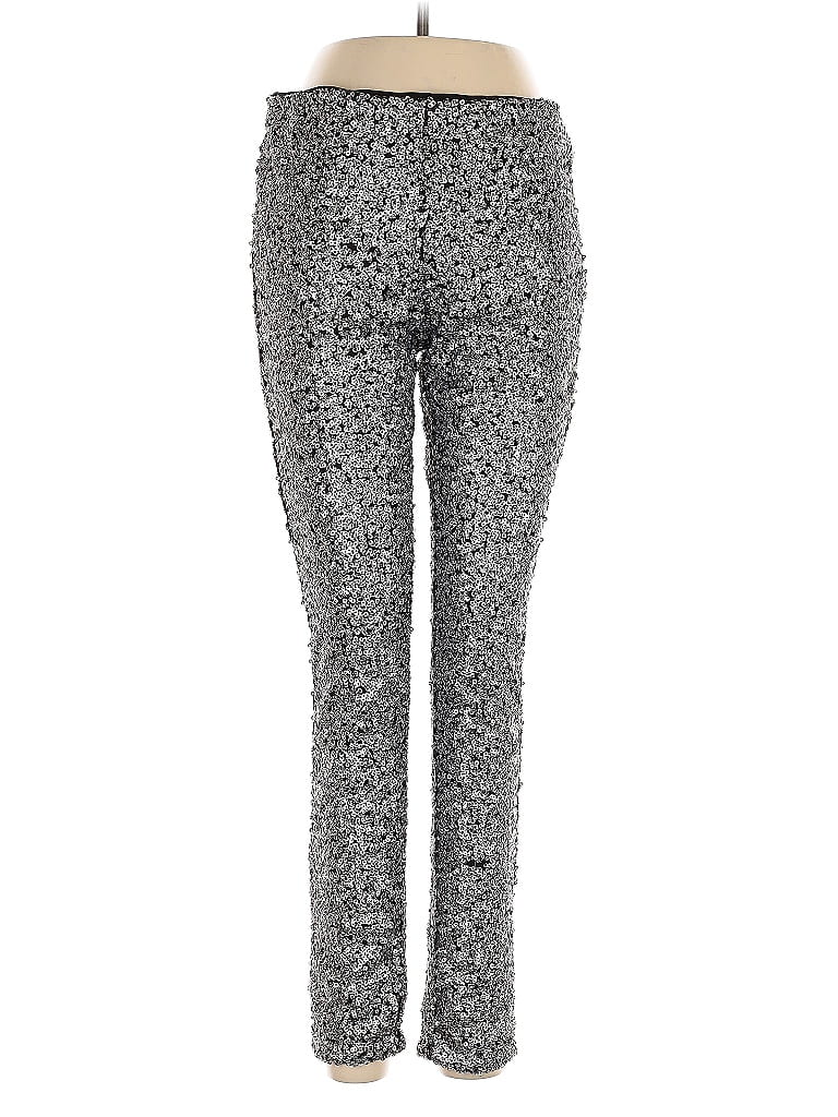 Pre-owned H&m Active Pants In Silver