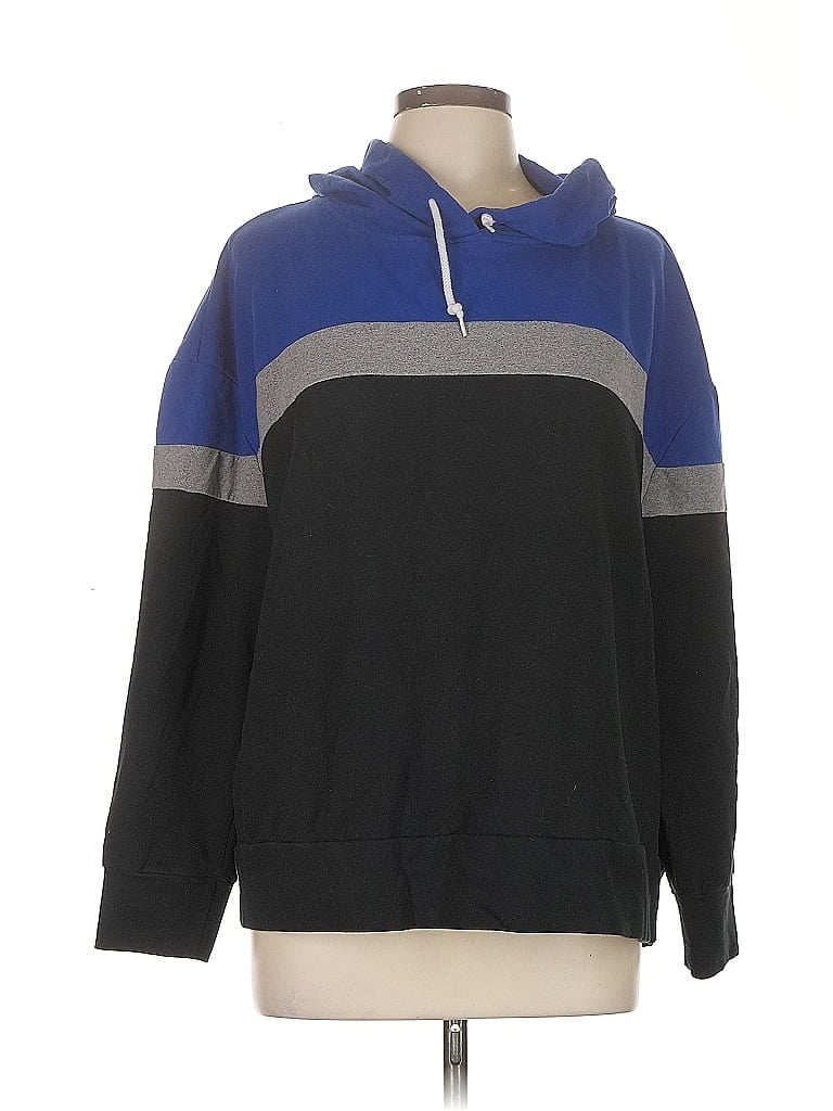 Pre-owned Ny & C Pullover Hoodie In Blue
