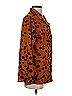 Buddy Love Animal Print Orange Long Sleeve Button-Down Shirt Size S - photo 4