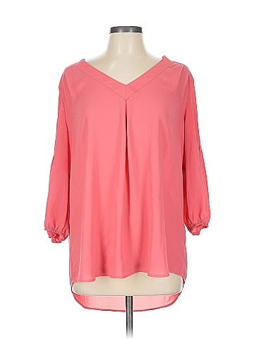 Soho JEANS NEW YORK & COMPANY 3/4 Sleeve Blouse (view 1)
