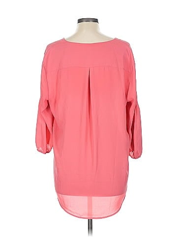 Soho JEANS NEW YORK & COMPANY 3/4 Sleeve Blouse (view 2)
