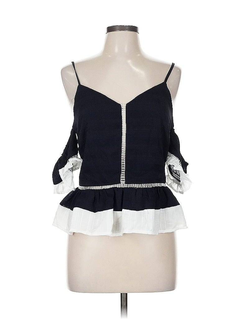 Pre-owned Endless Rose Sleeveless Blouse In Black