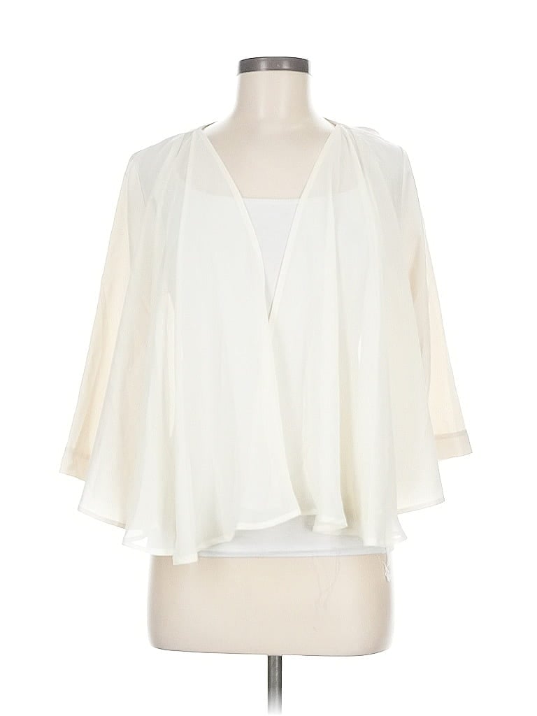 Pre-owned Forever 21 Kimono In White