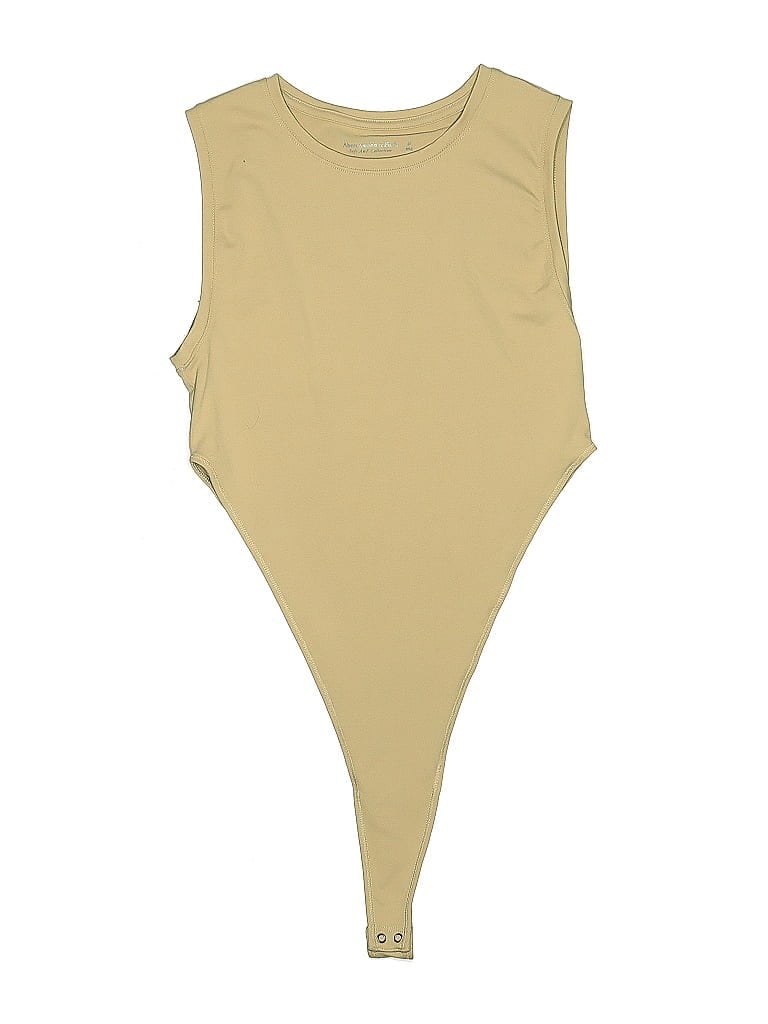 Click to view more detailed imagery on our partner's website Pre-owned Abercrombie & Fitch Bodysuit In Yellow