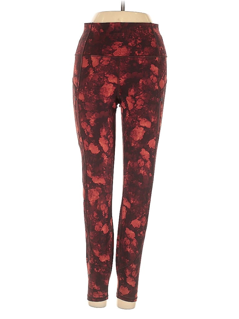 Pre-owned Athleta Active Pants In Red