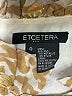 Etcetera Gold Sleeveless Silk Top Size 0 - photo 7
