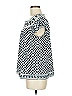 Max Studio Blue Black Short Sleeve Blouse Size M (petite) - photo 5