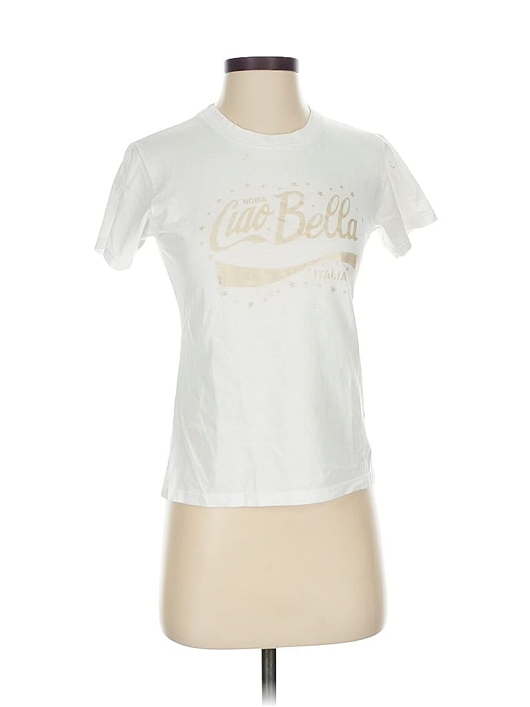 Pre-owned Assorted Brands Short Sleeve T-shirt In White