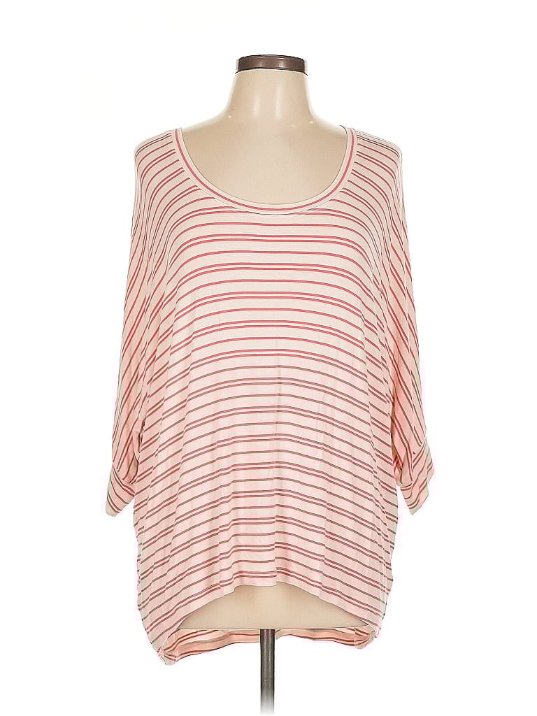 Pre-owned Cabi 3/4 Sleeve T-shirt In Pink