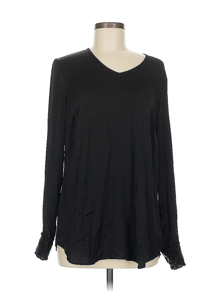 Pre-owned Cabi Long Sleeve T-shirt In Black