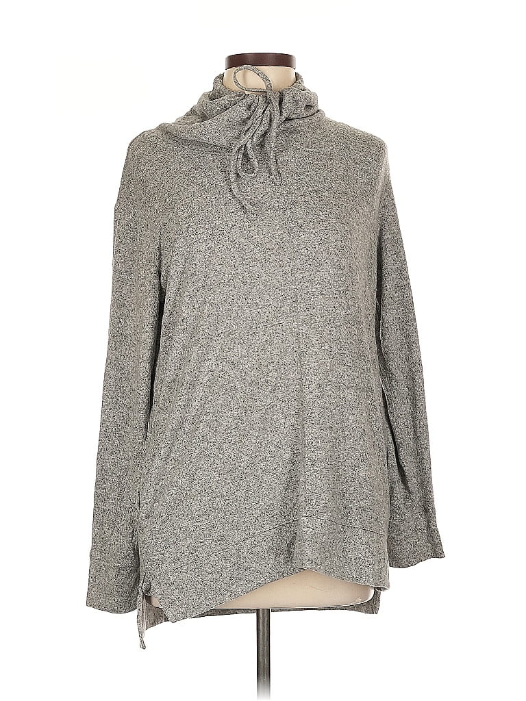 Pre-owned Aerie Long Sleeve Turtleneck In Gray