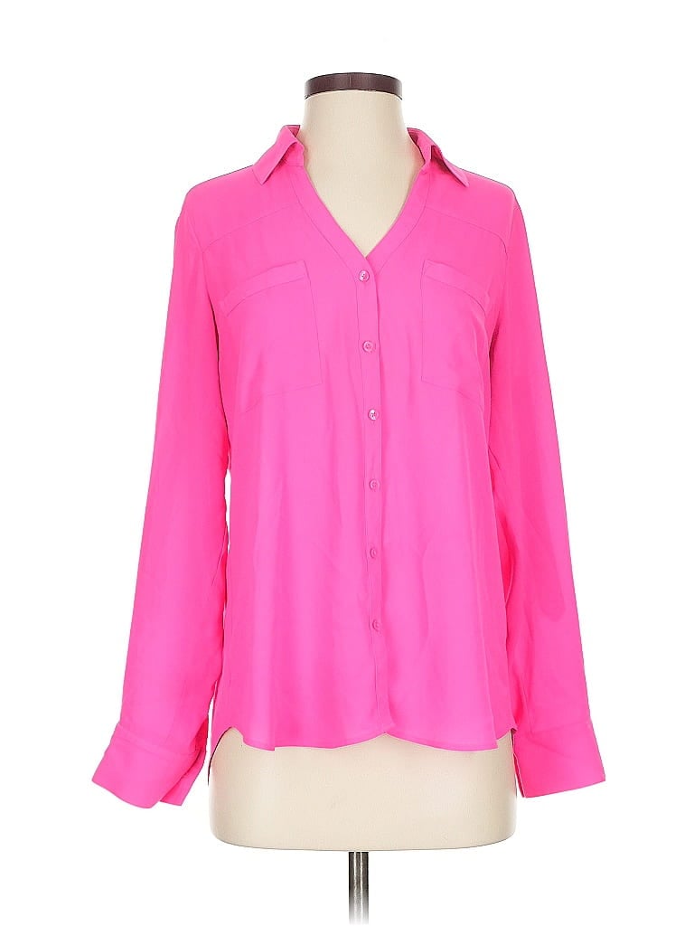 EXPRESS Pre-owned 3/4 Sleeve Blouse In Pink