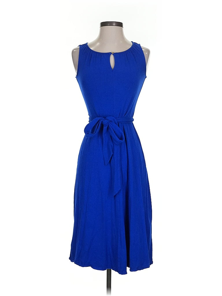 Pre-owned Lands' End Casual Dress In Blue