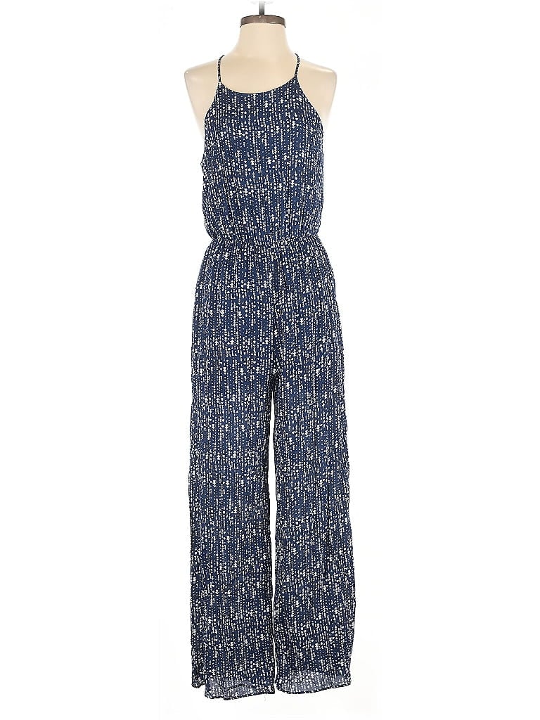 Pre-owned Everly Jumpsuit In Blue