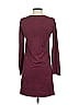 ING Burgundy Casual Dress Size S - photo 2