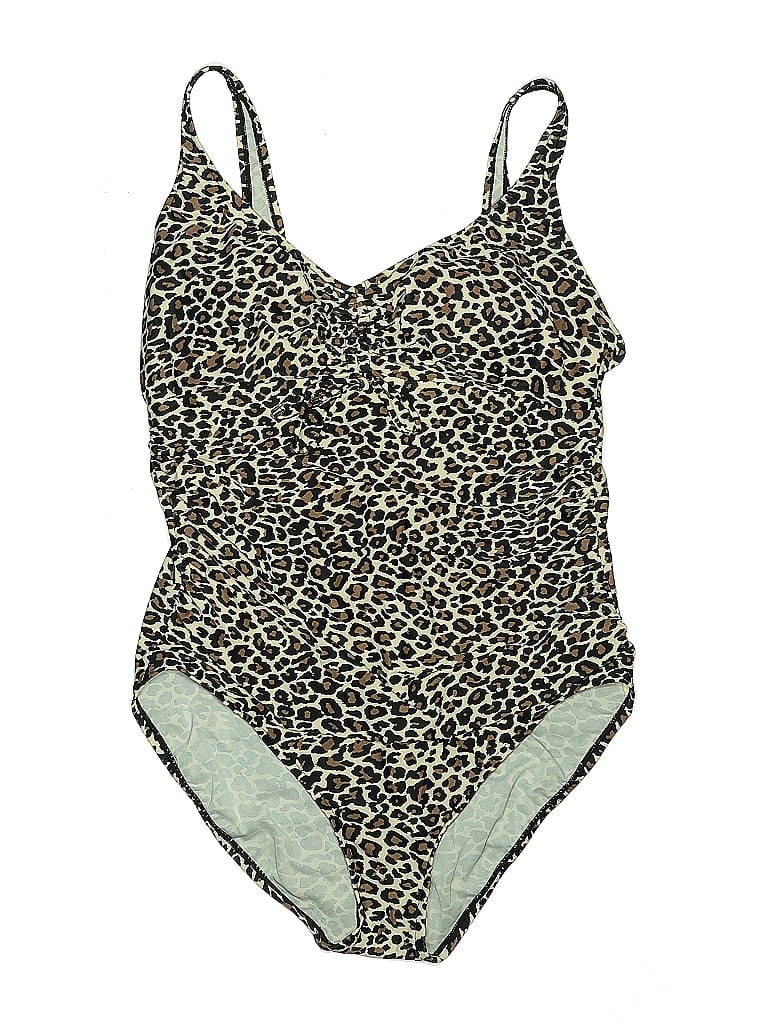Pre-owned Aqua Green One Piece Swimsuit In Green