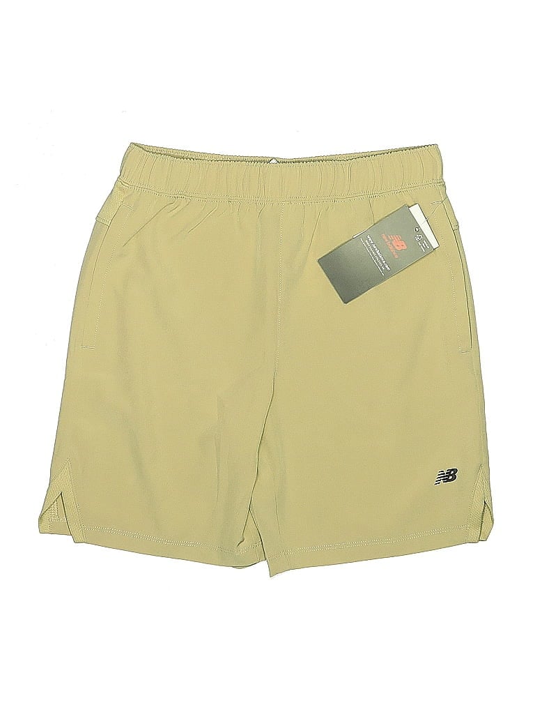 Pre-owned New Balance Kids' Athletic Shorts In Yellow