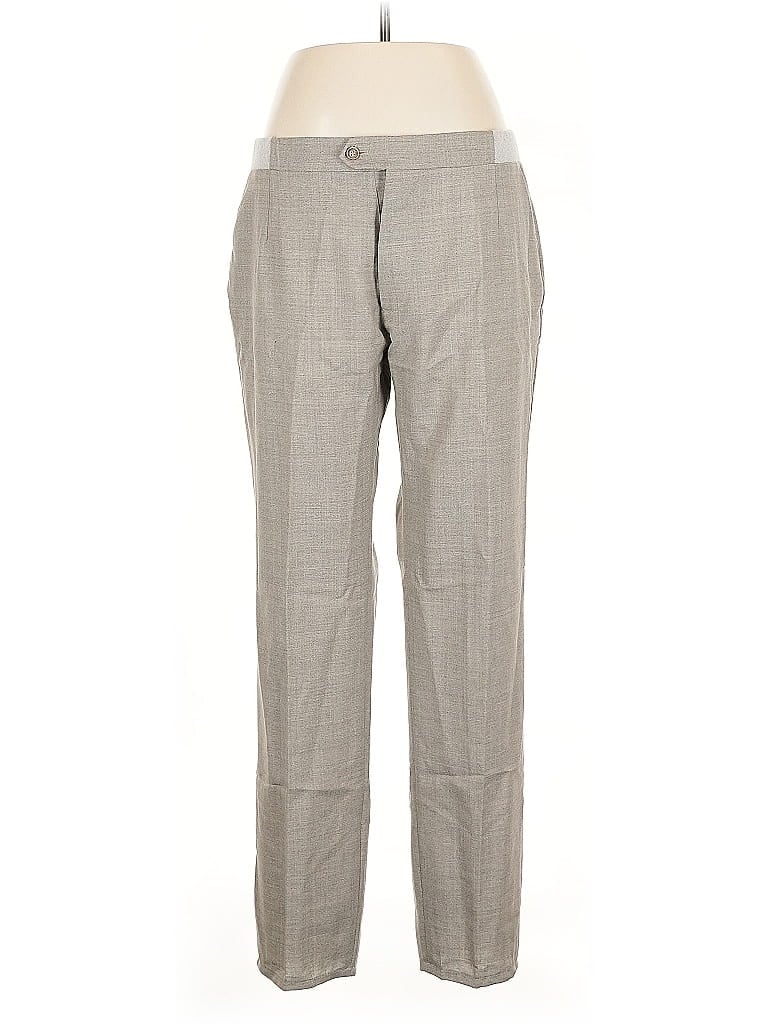 Pre-owned Assorted Brands Wool Pants In Gray