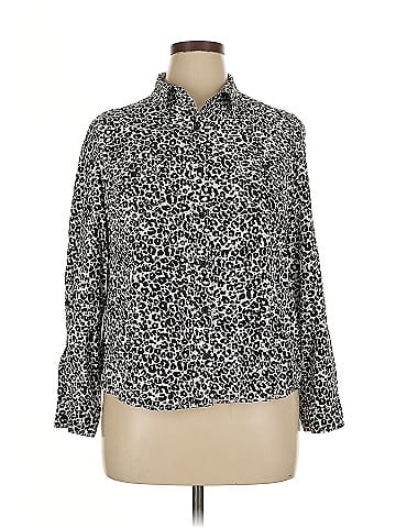Jones New York Sport Long Sleeve Blouse (view 1)